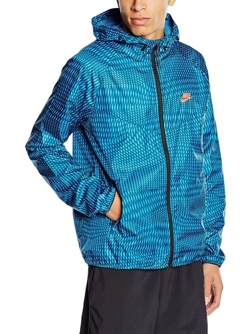Nike Mens Full Zip Windbreaker Jacket Size S